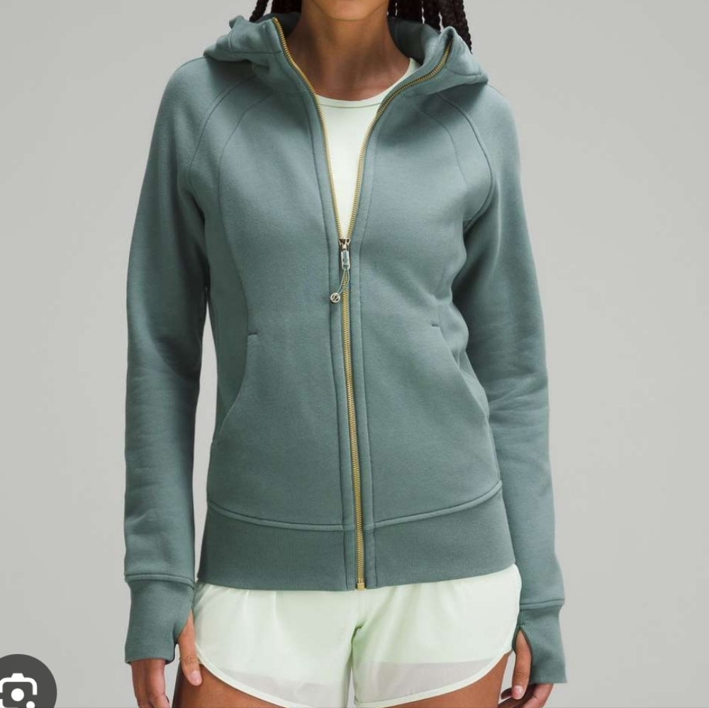 Lululemon Scuba Gold Zipper